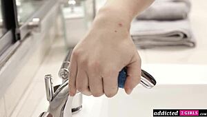 Addicted2Girls - Hot Lesbian Maid Gets Pussy Licked Well