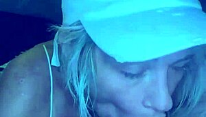 Young whore gives head and gets fucked bareback before cum in mouth