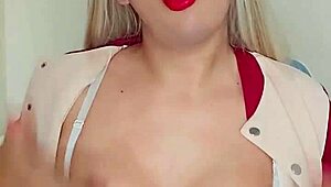 Linda's Red Cock Transsexual Milking Session