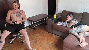 I showed my friend pussy eating beats video games