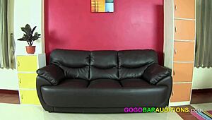 i interviewed perky thai girl for gogo job then fucked her