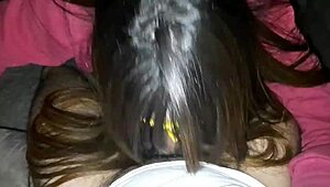 taking hot creampie on the sofa