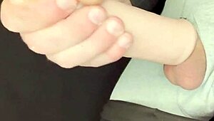 Robbystrokes stretches foreskin for huge cumshot compilation