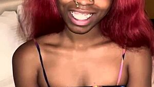 i'm the redhead ebony slim girl craving big black cock