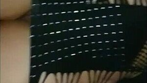 Wife in sexy lingerie takes cum inside