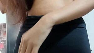 Innocent Girl's Perfect Tits on Spy Cam