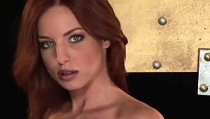 Watch Riley Shy shove that long glass dildo deep into her pussy!