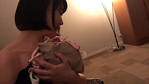 J-Cup Married Woman POV Filmed In Bedroom While Husband Away