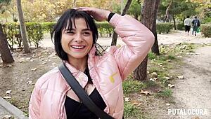 Is Nadja swallowing that cum?