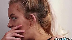 Cfnm threeway brits jerk