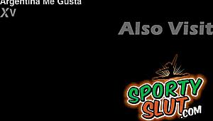 Super body latina deepthroating on fat cock with cumshot