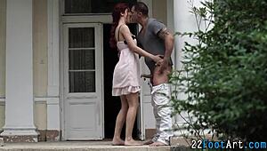 Watch this kinky slut tug a huge cumshot!