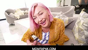 why does this big tits milf step mom seduce her stepson?