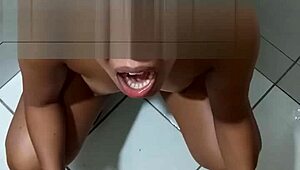 teen takes piss and gives blowjob