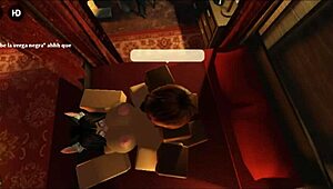 In the hotel, she gets roughly creampied by a black cock, leading to pregnancy.