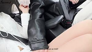 in korea, a woman in her forties explores outdoor exhibitionism and falls for a foot fetish guy