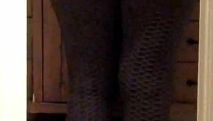 oh wow, check out that milf wife's big ass in tight leggings getting voyeured! it's so hot and juicy.