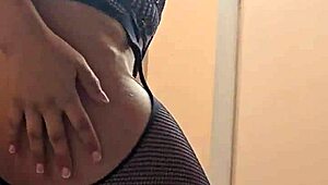 Mature Woman Visits While Husband Works