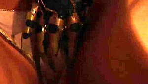 Busty Big Boobs Lesbian Slave Touched And Kissed By Dom Mistress