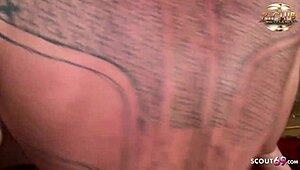 German Teen Snowwhite In Group Activity At Sauna Club