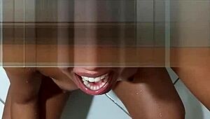 teen takes piss and gives blowjob