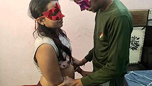 Stepsister's first anal fuck home alone!