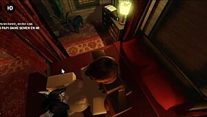 In the hotel, she gets roughly creampied by a black cock, leading to pregnancy.