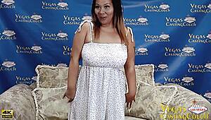 Becky Ortega's Latina Milf Debut - Ass Fucked Deep, Throated, Doggy POV, Anal Masturbation, Pussy Solo POV