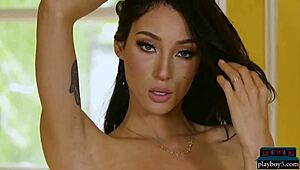 big round ass milf model jeana turner strips softly