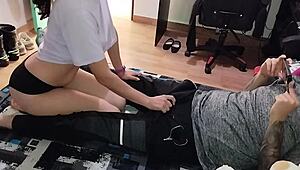 i feel so seduced by my stepsister in her parents' house