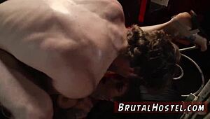 Young 18+ tourists felicity feline and jade get excited in bondage with coach domination