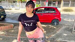 Colombian Woman Has Intense Anal Sex With Stranger In Public Park. English Subtitles Included.