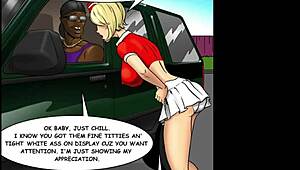 Hot and fast - restaurant staff interracial orgy in kitchen