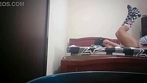 my latina stepmom waits for hubby threesome, craves double anal, but we fuck now homemade