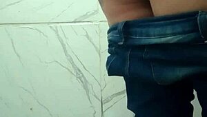 friend sets up camera in bar bathroom to record peeing