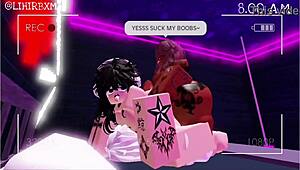 2 futa and 1 female having sex