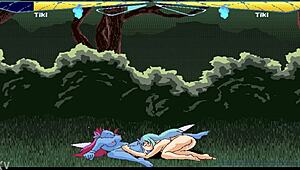 Fairyfighting tiki and tiki engage in pussy licking leading to orgasm compilation