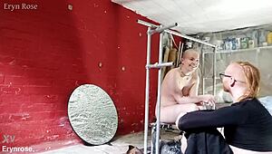 Bound In Metal Begging To Cum