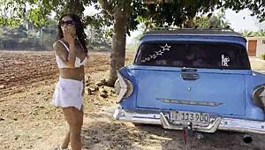 Monika Fox Naked Tits Pissing Outdoors Under Tree 😏