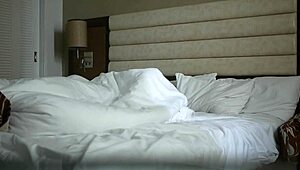 Chinese couple fucks passionately in hotel