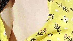 Wifey Teasingly Flashes Her Perfect Tits While Driving In The Car Part 3