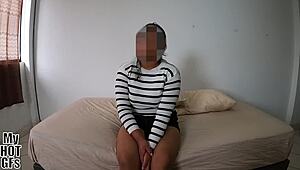 Xiomara gets a huge facial cumshot all over her face 😏