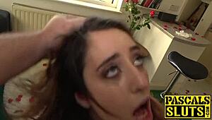 Gagged Teen Spanked Hard And Roughly Fucked By Dom.