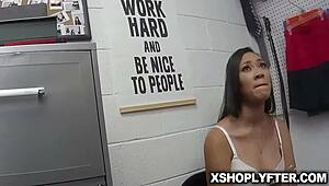 Madi Laine Got Caught And Got Fucked By Officer Rusty Nails