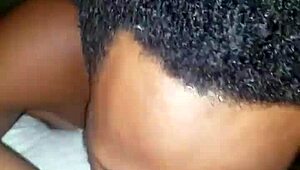 Brown Girl Receiving Oral Attention