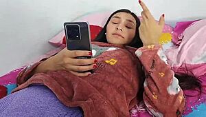 rosibel the stepdaughter most desired by her stepfather takes off the condom so that it ends up inside her pussy