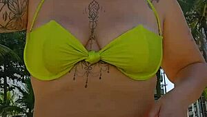 guys can't stop staring at me on the beach