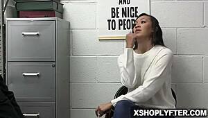 Madi Laine Got Caught And Got Fucked By Officer Rusty Nails