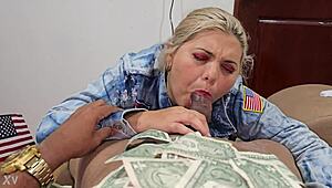 oral sex master takes me to heven with her licking and sucking my black cock