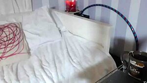 Maxine X in Red Lingerie Feels Horny